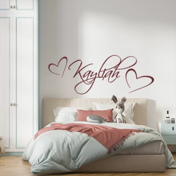Sticker Kayliah Script Harten