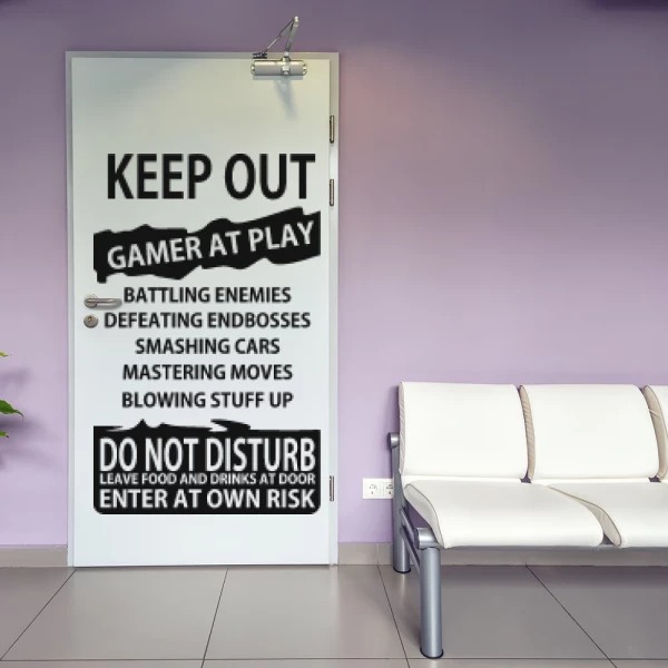 Sticker Keep Out