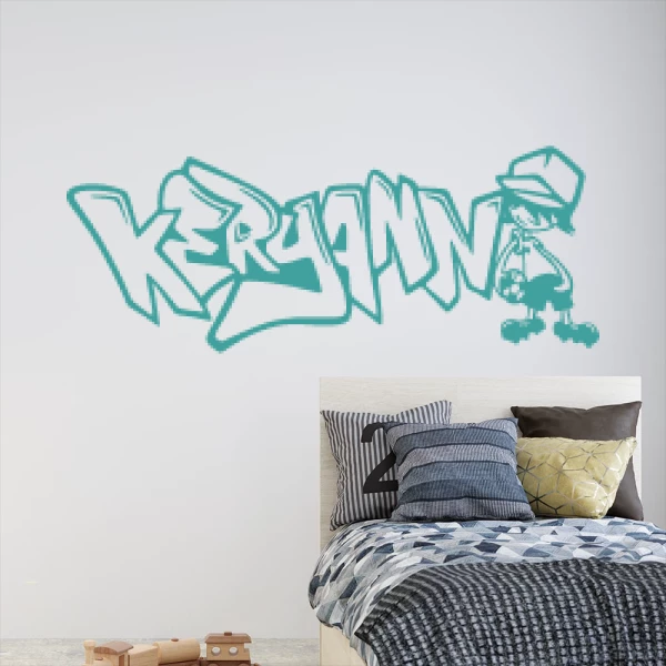 Sticker Keryann Graffiti Voetballer