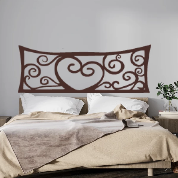 Sticker Liefde in hoofd... van bed