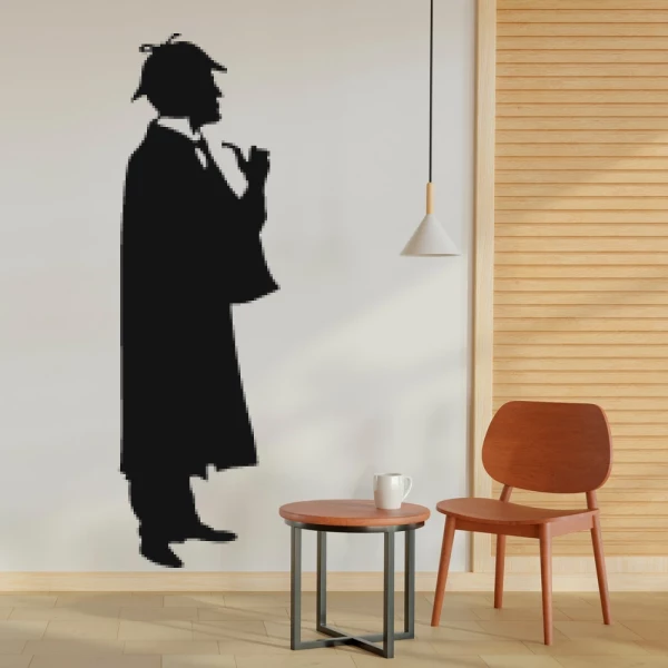 Sticker De schaduw van Sherlock Holmes
