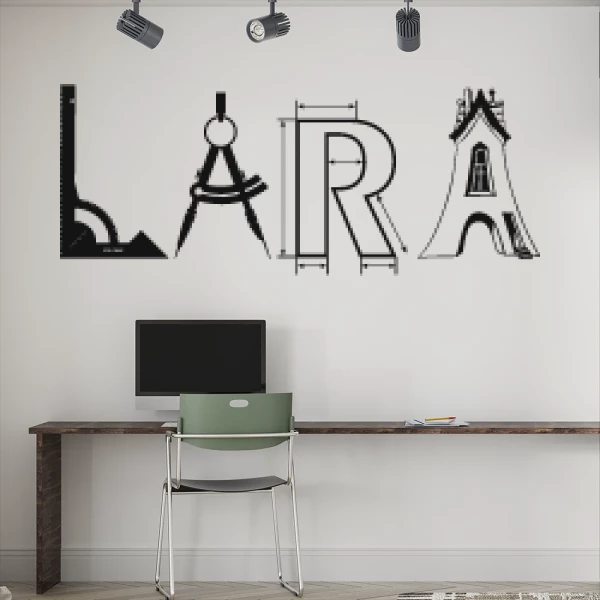 Sticker Lara Architect