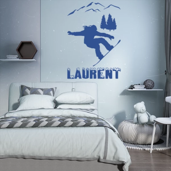 Sticker Laurent Snowboard Berg