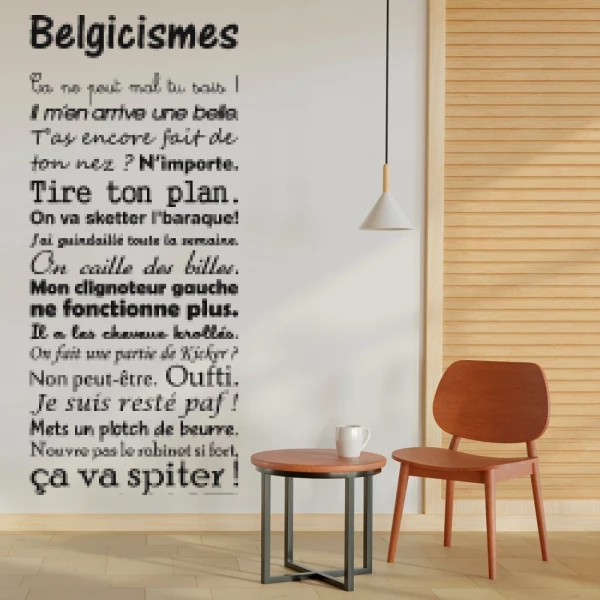 Sticker De Belgicismes