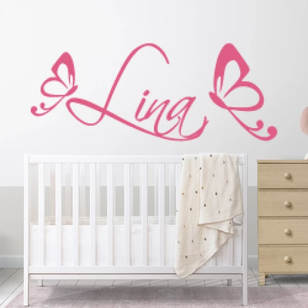 Sticker Lina Vlinders