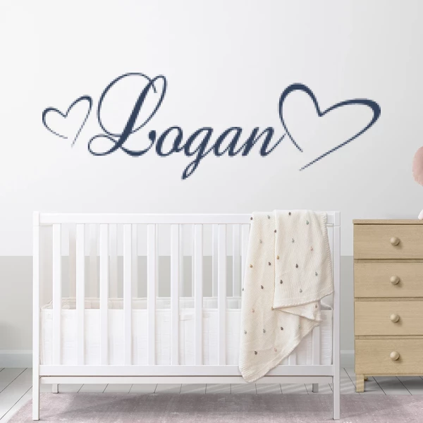 Sticker Logan Barok Harten