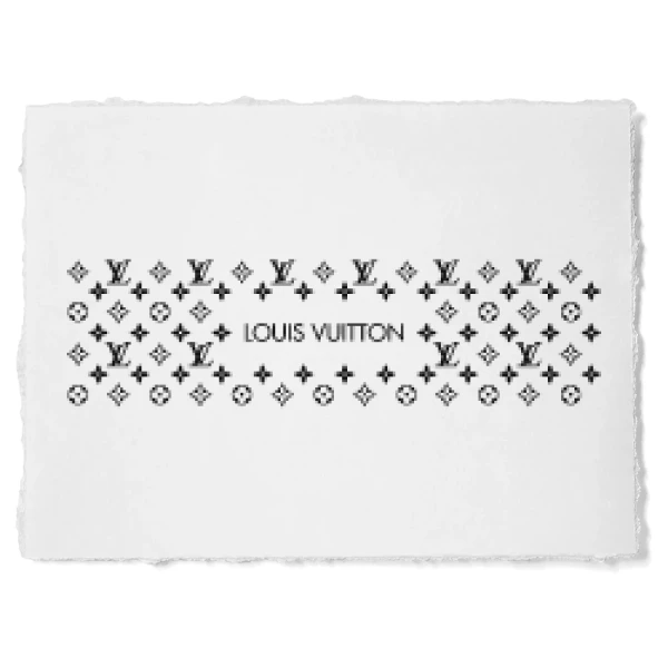 Sticker Louis Vuitton Supreme Tekst