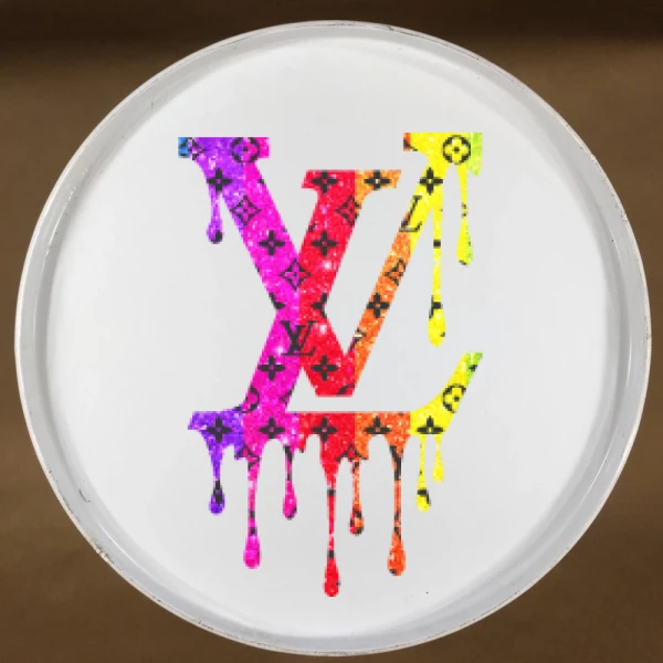 Sticker LV Glitters - Printed