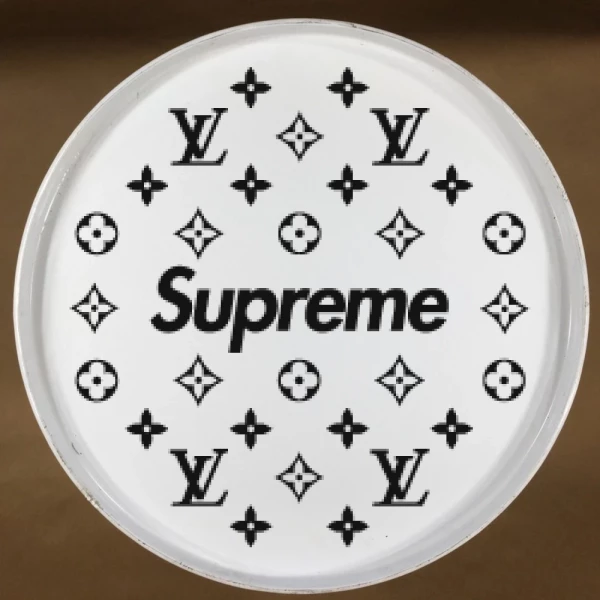 Sticker LV Pattern Supreme Circle 2