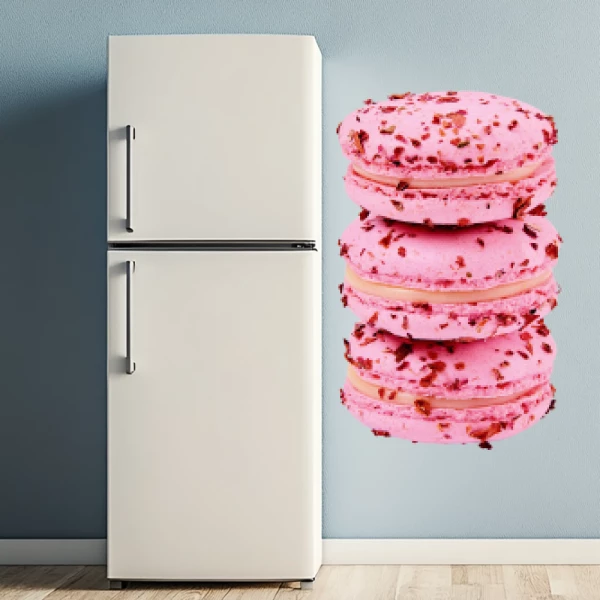Sticker Pink Macarons - Printed