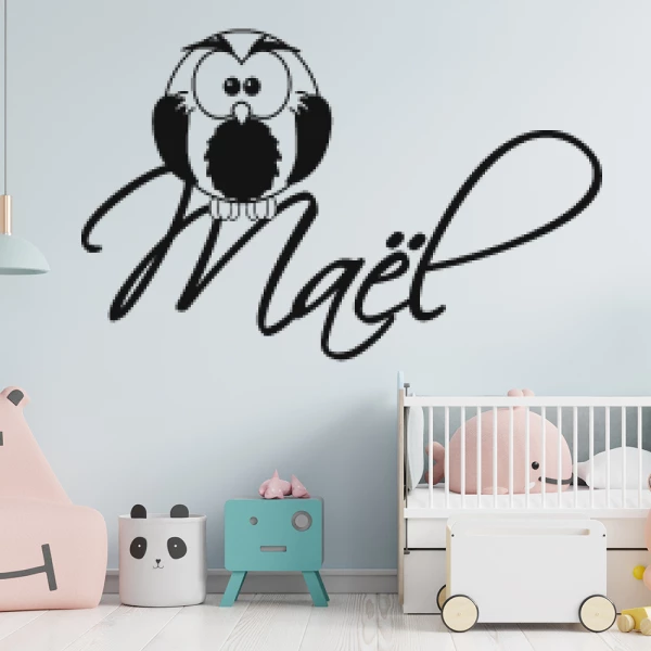 Sticker Maël Script Uil