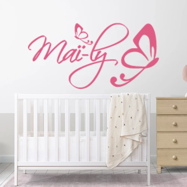 Sticker Maï-ly Vlinders