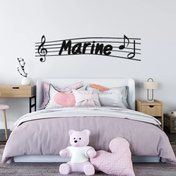 Sticker Marine Muziek
