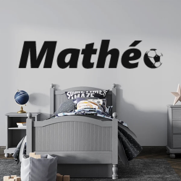 Sticker Mathéo Italic Foot