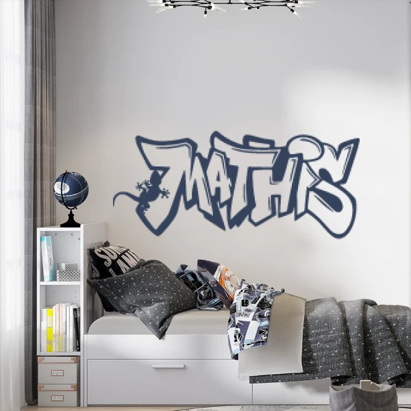 Sticker Mathis Graffiti Hagedis