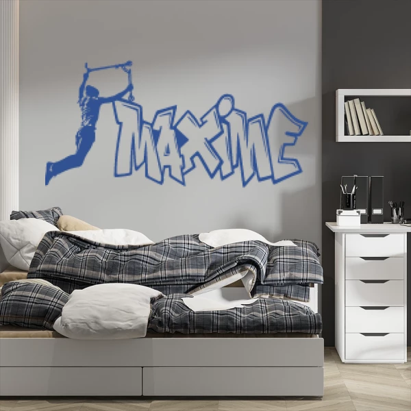 Sticker Maxime Graffiti Scooter