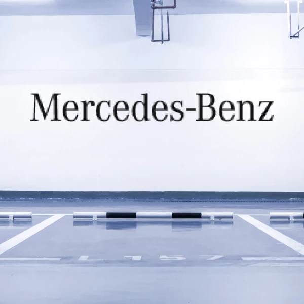Sticker Mercedes Benz Tekst