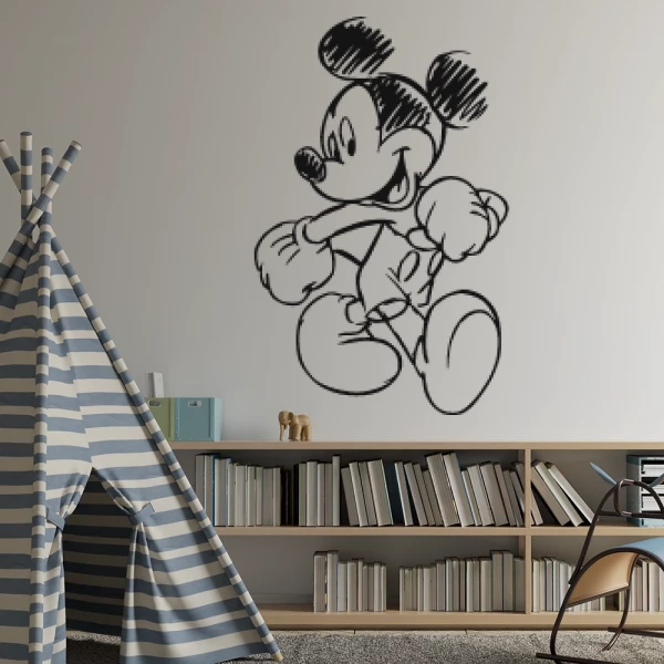 Sticker Mickey Schets