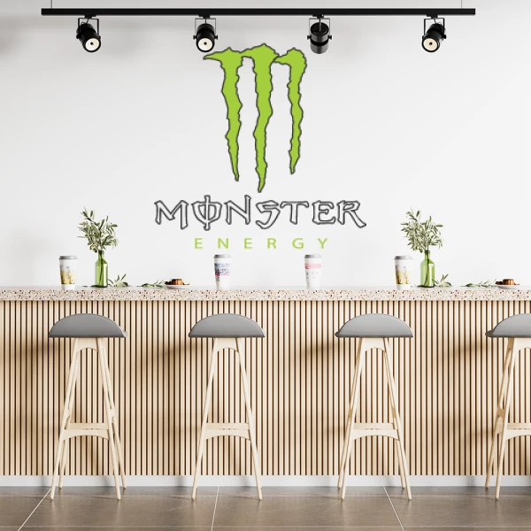 Sticker Monster Energy Printed