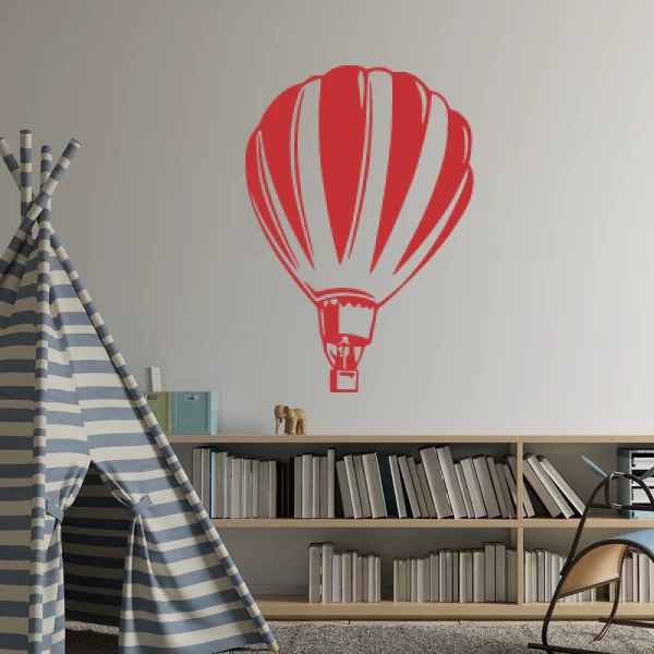 Sticker Warme lucht ballonvaren vintage