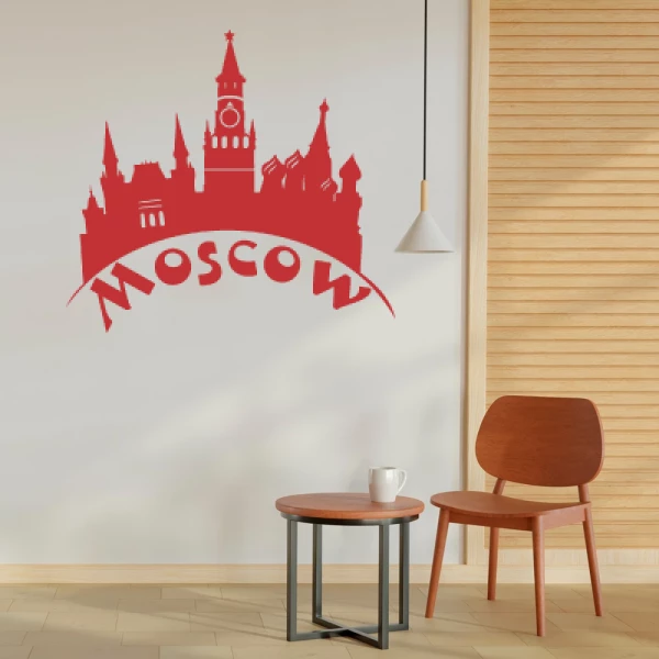 Sticker Moskou Horizon