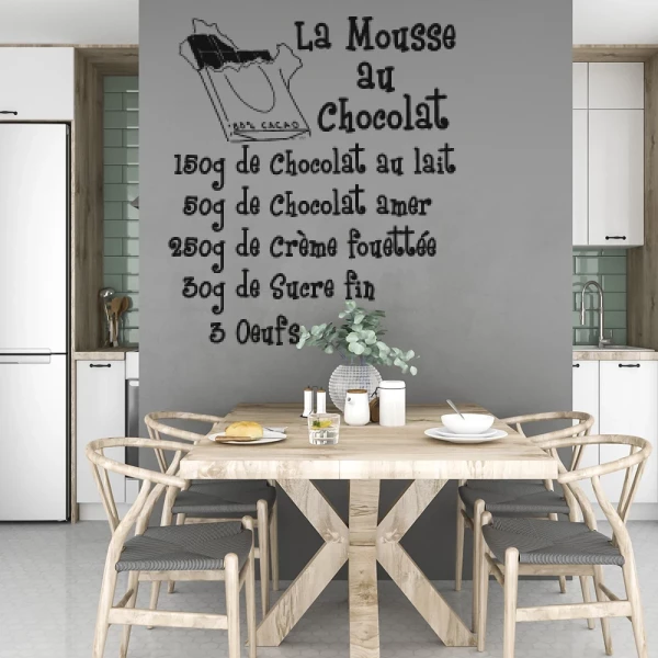 Sticker Mousse au Chocolat - Verkorte