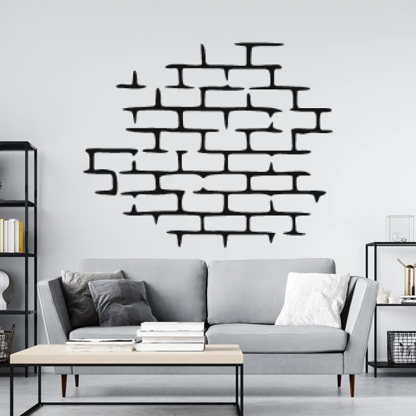 Sticker Bakstenen muur