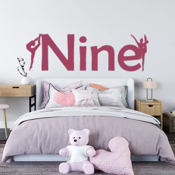 Sticker Nine Gymnasten