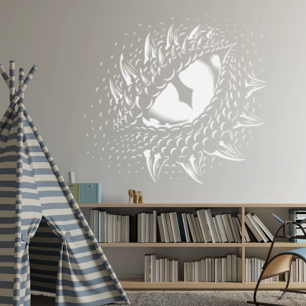 Sticker Dino Oog