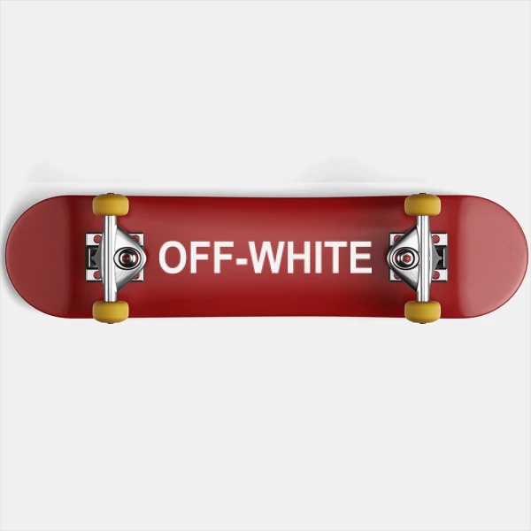 Sticker Off White Tekst