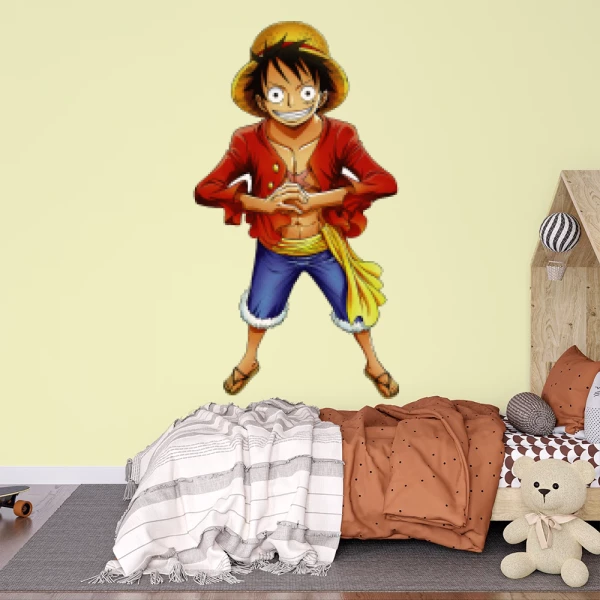 Sticker One Piece - Monkey D Stand