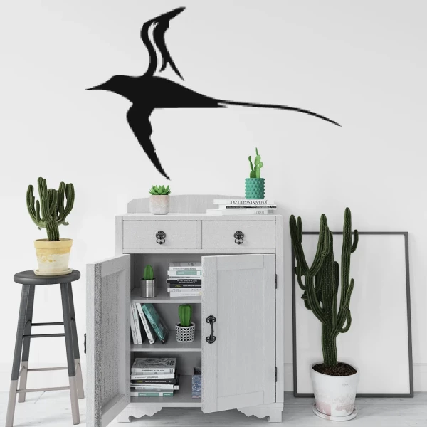 Sticker Staart Tropic Vogel