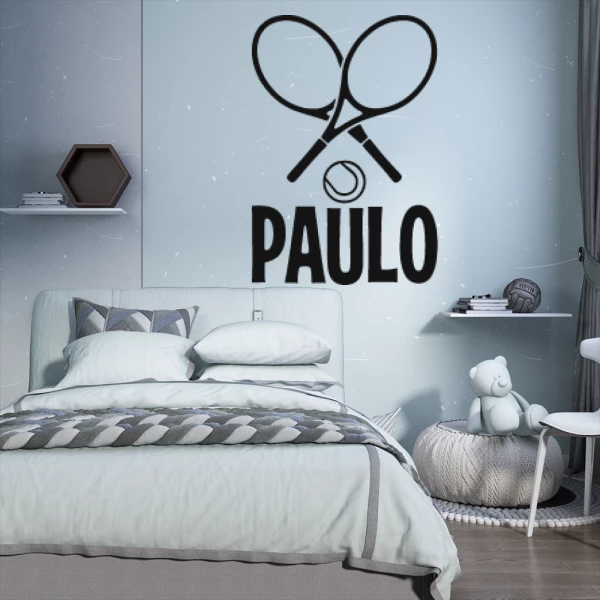 Sticker Paulo Tennisrackets  
