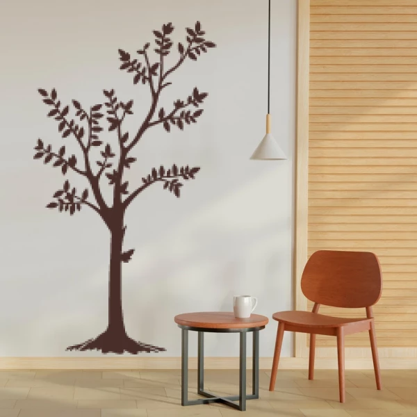 Sticker Kleine boom in de zomer