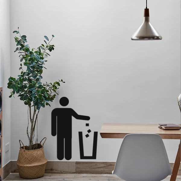 Sticker Afvalpictogram