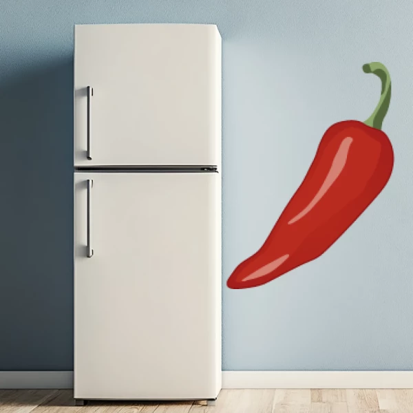 Sticker Chili peper - Printed