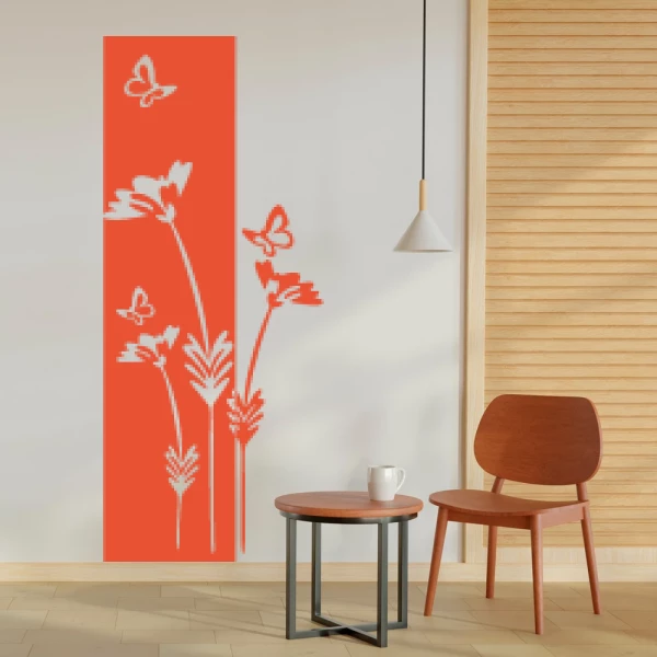 Sticker Planten en Vlinders