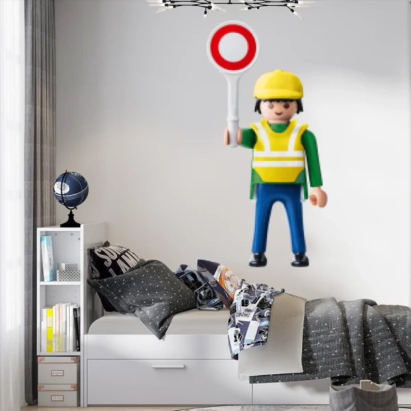 Sticker Playmobil Werk