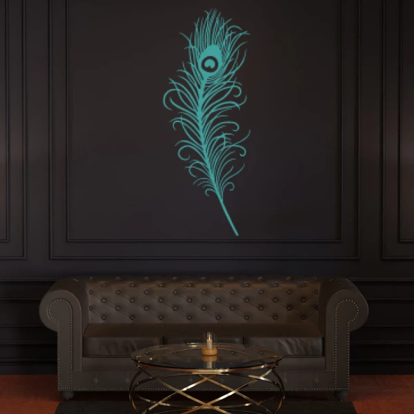 Sticker Peacock feather
