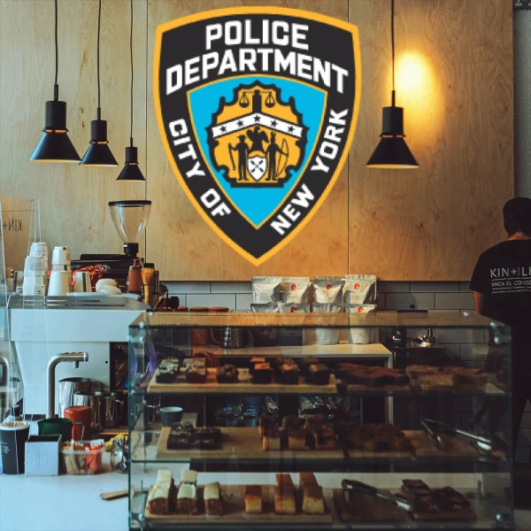 Sticker Police Department New York - Printed