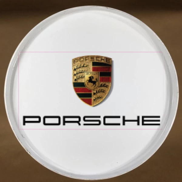 Sticker Porsche Logo Printed