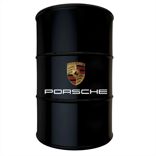 Sticker Porsche Logo Printed Witte