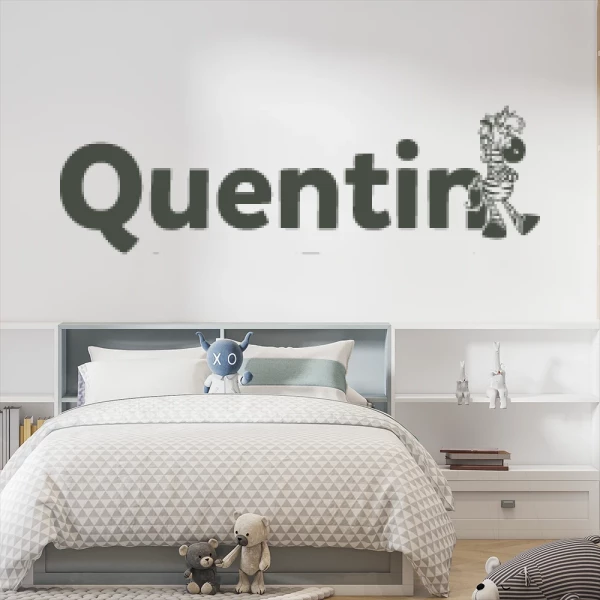 Sticker Quentin Zebra Cartoon