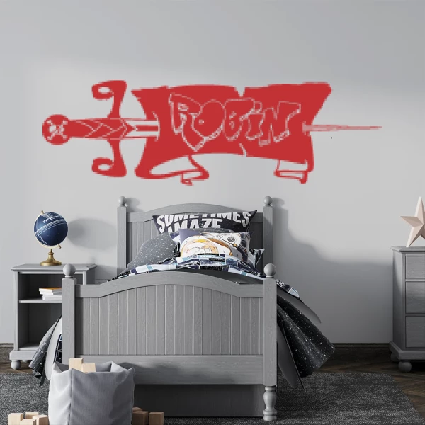 Sticker Robin Graffiti Piraat