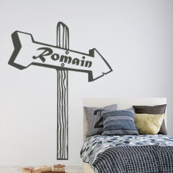 Sticker Romain Pijl Hout