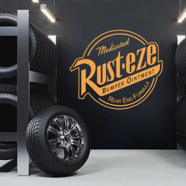 Sticker Rust-eze cars logo 1