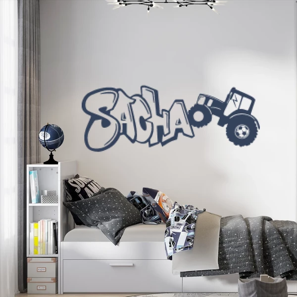 Sticker Sacha Graffiti Trekker Foot