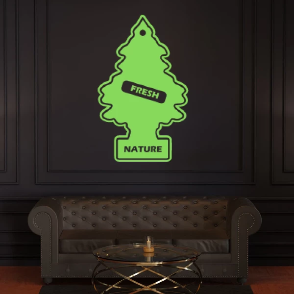 Sticker Fir tree geurende