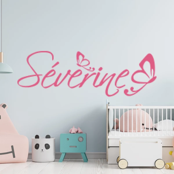 Sticker Séverine Vlinders