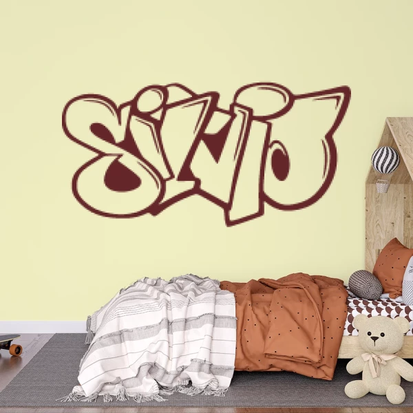 Sticker Silvio Graffiti